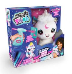 AIRBRUSH - PELUCHE LICORNE COSMIQUE AVEC CORNE LUMINEUSE